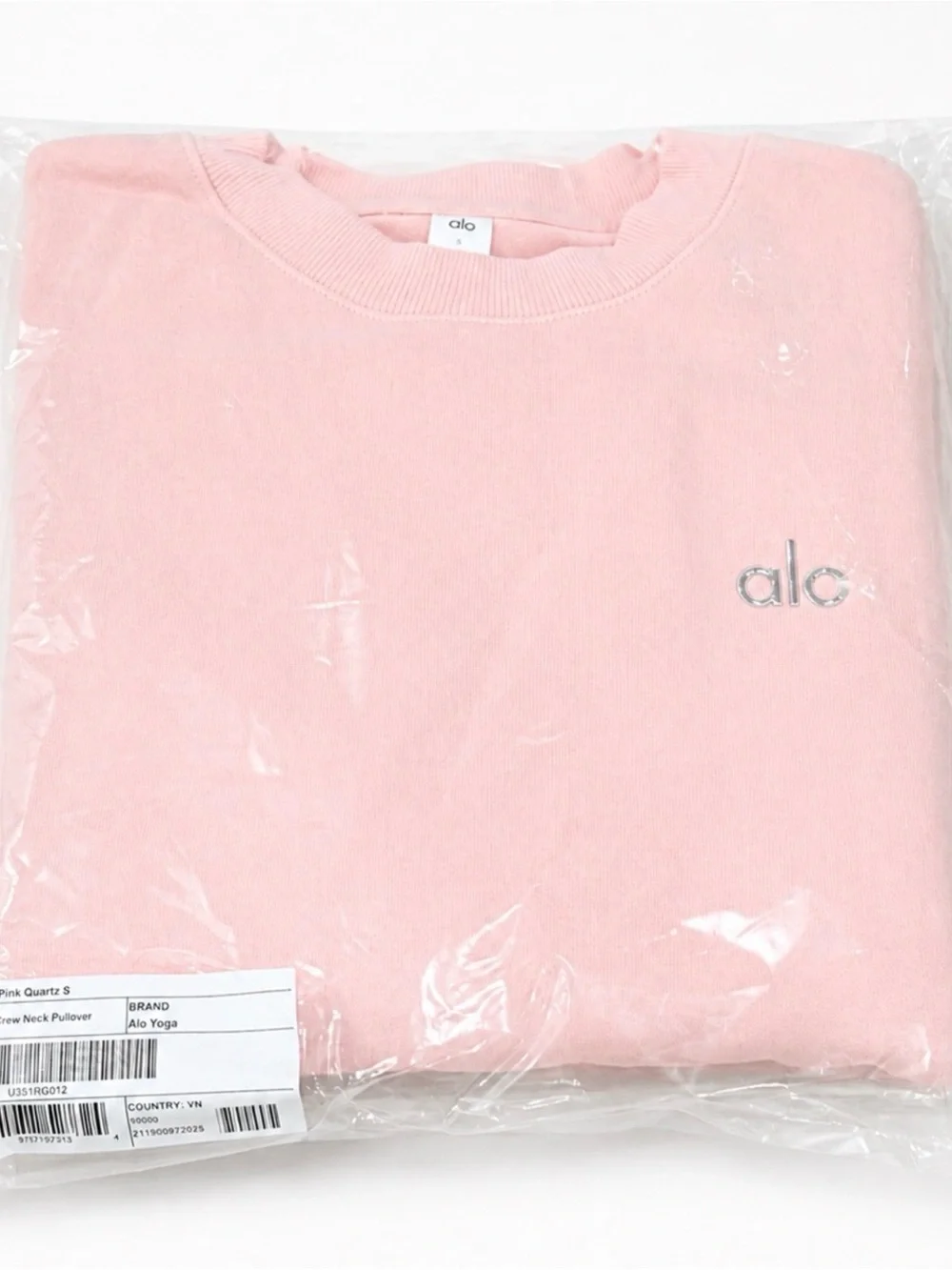 ALO Yoga Pink Quartz Oversized Crew Sweatshirt & Sweatpants Sz M Crewneck SZ L